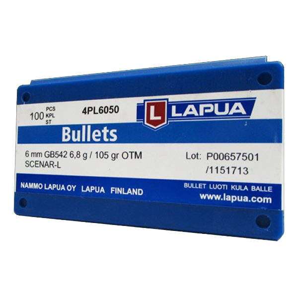 LAPUA BUL 6MM 105GR SCENAR-L (100)